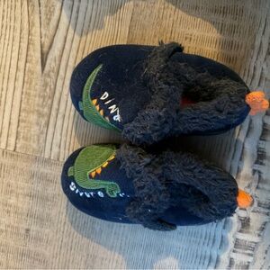 & Other Stories Navy and Green Dino Kids Slippers